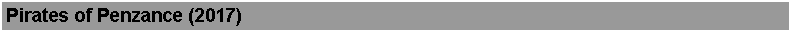 Text Box: Pirates of Penzance (2017)